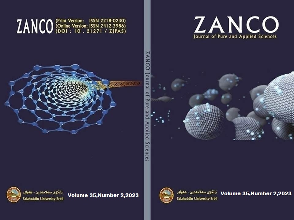 					View Vol. 35 No. 2 (2023): Zanco Journal of Pure and Applied Sciences
				